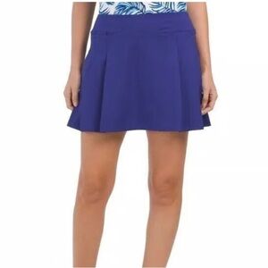 Tommy Bahama Golf Dark Blue Purple Skort Skirt Sz S